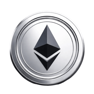 Élément visuel flottant de la cryptomonnaie Ethereum ETH